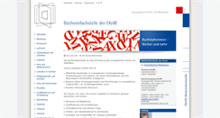 Desktop Screenshot of buechereifachstelle.ekvw.net