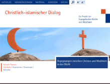 Tablet Screenshot of islam-dialog.ekvw.de