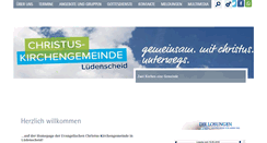 Desktop Screenshot of christus-luedenscheid.ekvw.de