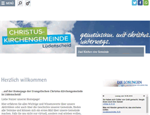 Tablet Screenshot of christus-luedenscheid.ekvw.de