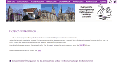 Desktop Screenshot of kirche-hhs.ekvw.de