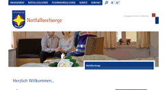 Desktop Screenshot of notfallseelsorge.ekvw.net