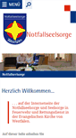 Mobile Screenshot of notfallseelsorge.ekvw.net