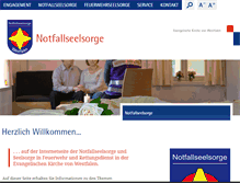 Tablet Screenshot of notfallseelsorge.ekvw.net